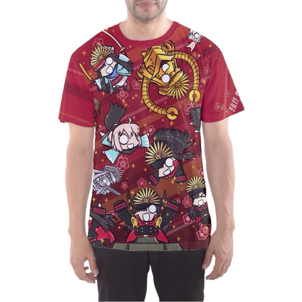 Con Con FATE GRAND ORDER OKITA & NOBUNAGA‎ Sublimation Shirt Men’s Size Small